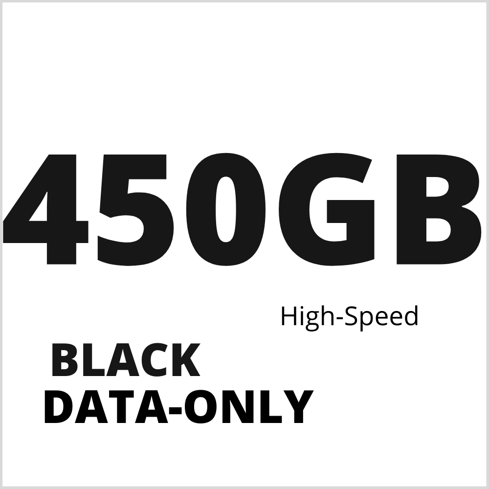 boom! BLACK 450GB Data Only Plan